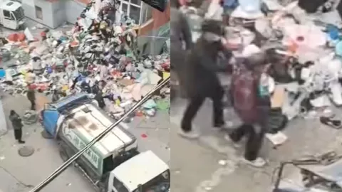 河北老太太捡垃圾堆满家事件