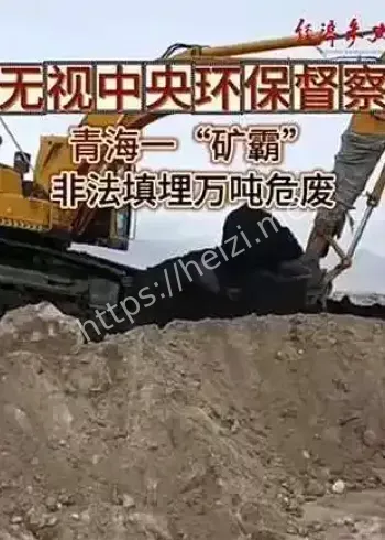 青海危废填埋事件